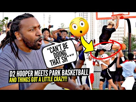 Trash Talker Got COCKY & Then Got DUNKED ON!! D2 Hoopers CHALLENGE D'Vontay Friga x BIL Squad! background