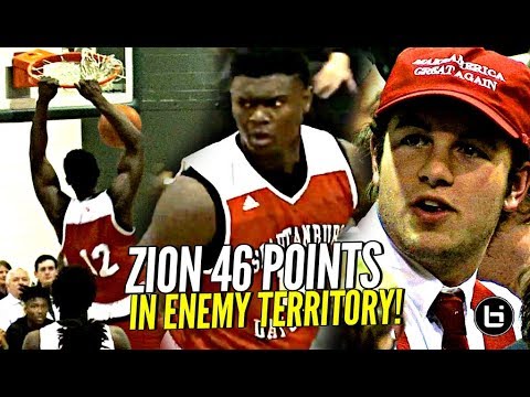 Zion Williamson 46 POINTS vs Jalen Lecque in SEASON OPENER!! Makes NC Hoops HISTORY!! background