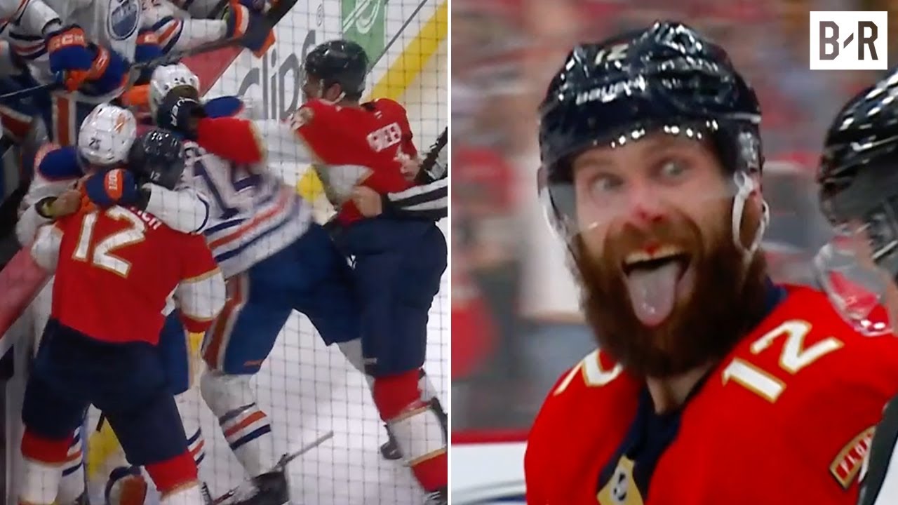 Panthers & Oilers Line Brawl Breaks Out in Game 3 | 2025 Stanley Cup Final background