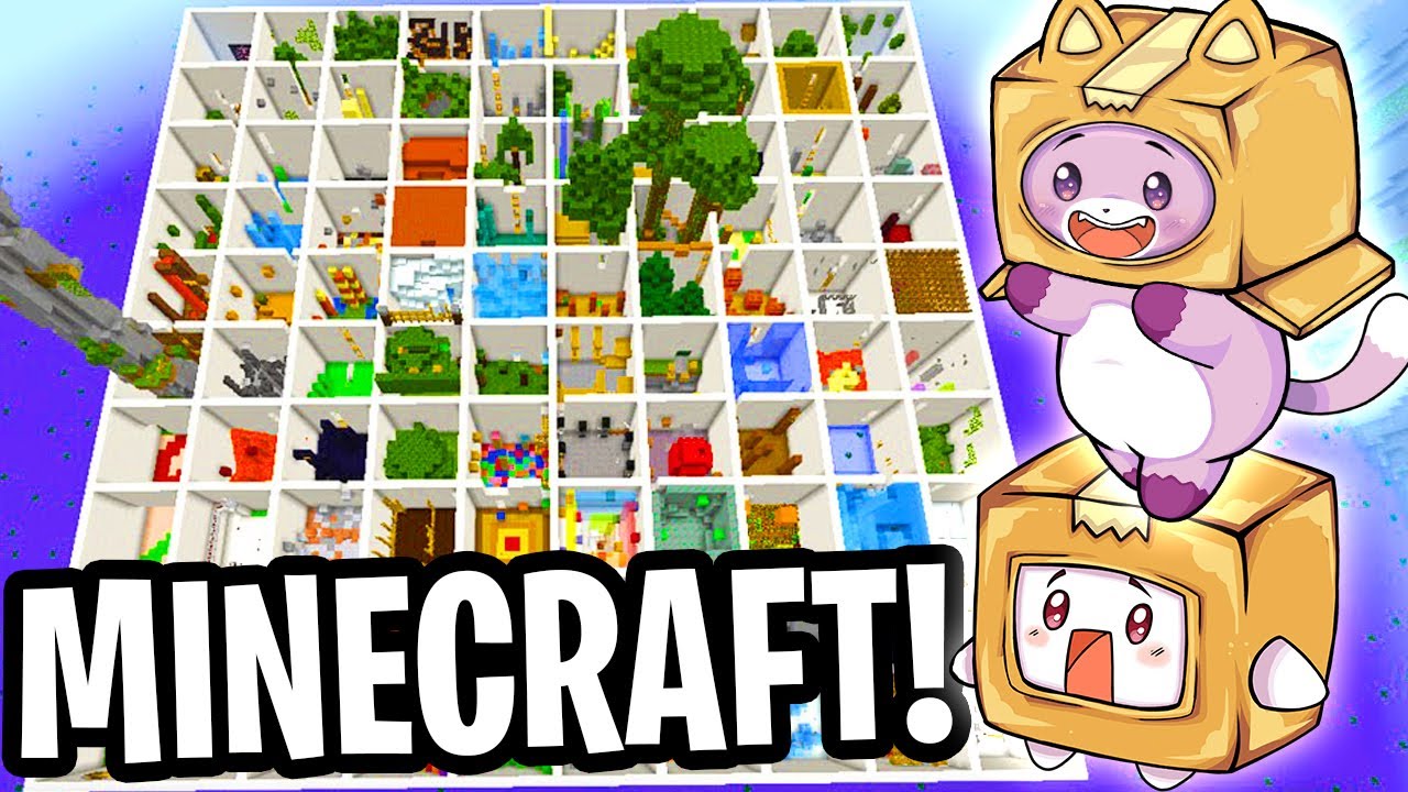 Can Foxy & Boxy Beat This MINECRAFT PARADISE PARKOUR!? (100 LEVELS!) background