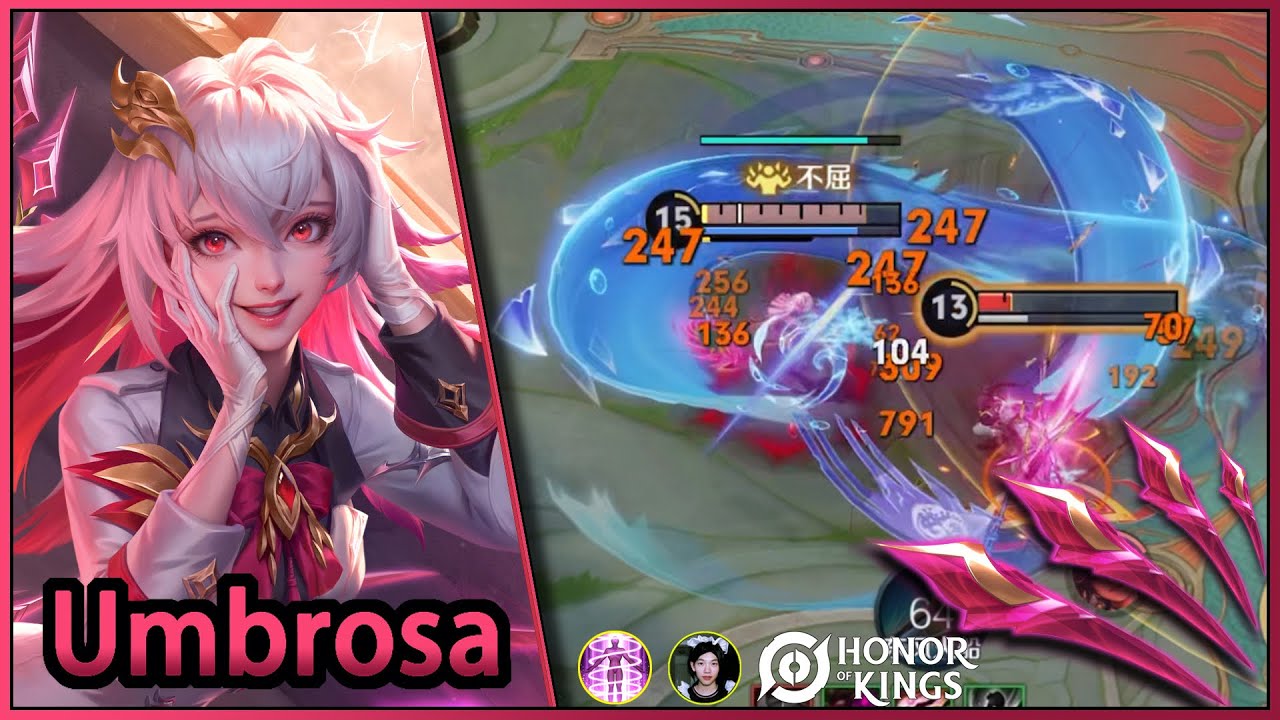 Umbrosa|Teleport Skill Gameplay|Gameplay da Habilidade de Teleporte|Honor of Kings