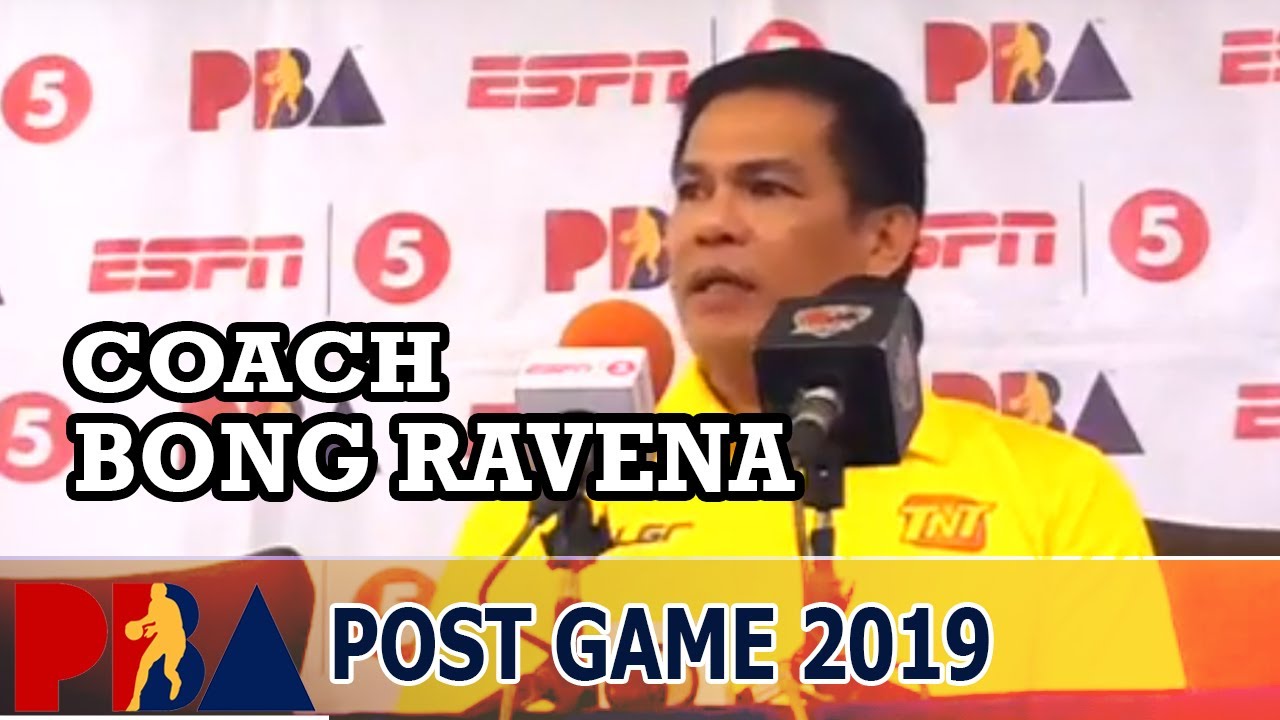 Post-Game: 2019 PBA Philippine Cup - Coach Bong Ravena background
