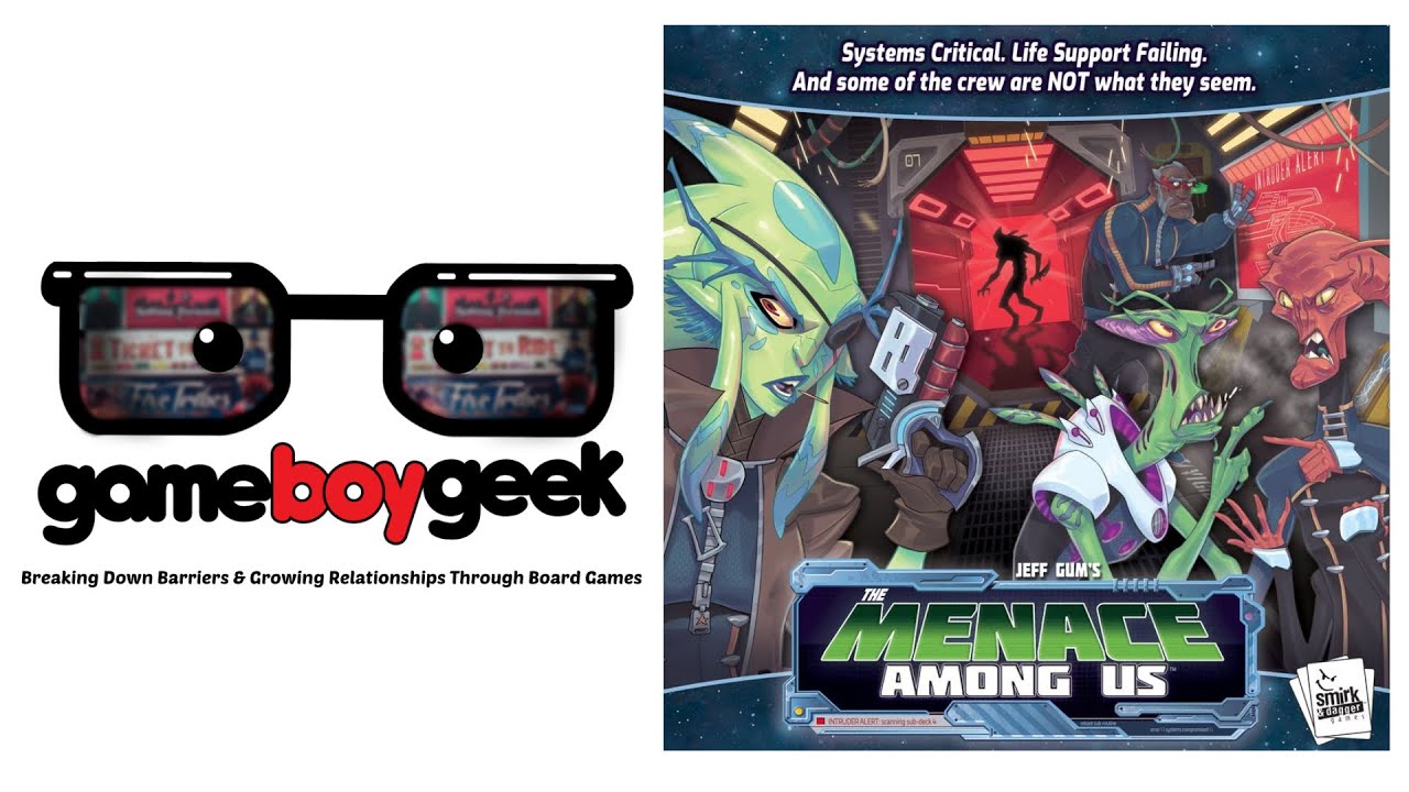 The Menace Among Us Review with the Game Boy Geek background