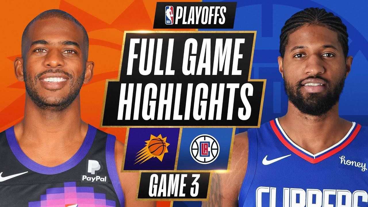 #2 SUNS at #4 CLIPPERS | FULL GAME HIGHLIGHTS | June 24, 2021 background