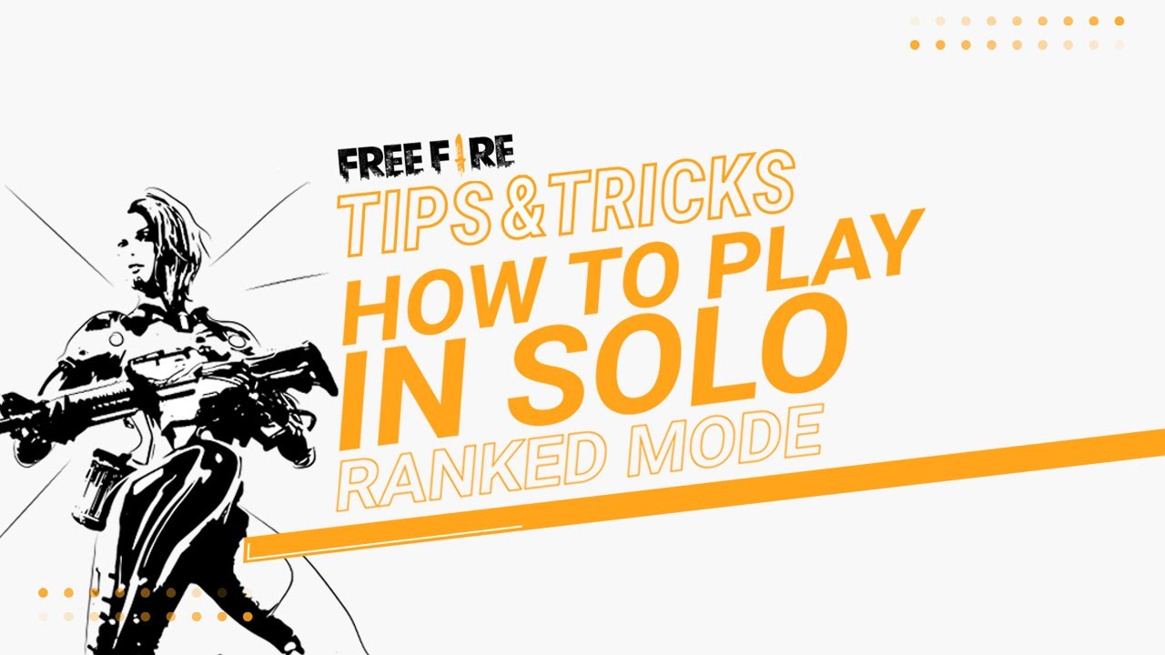 5 EASY Tips to Get Started in Solo Ranked Mode | Free Fire Official Tips & Tricks background