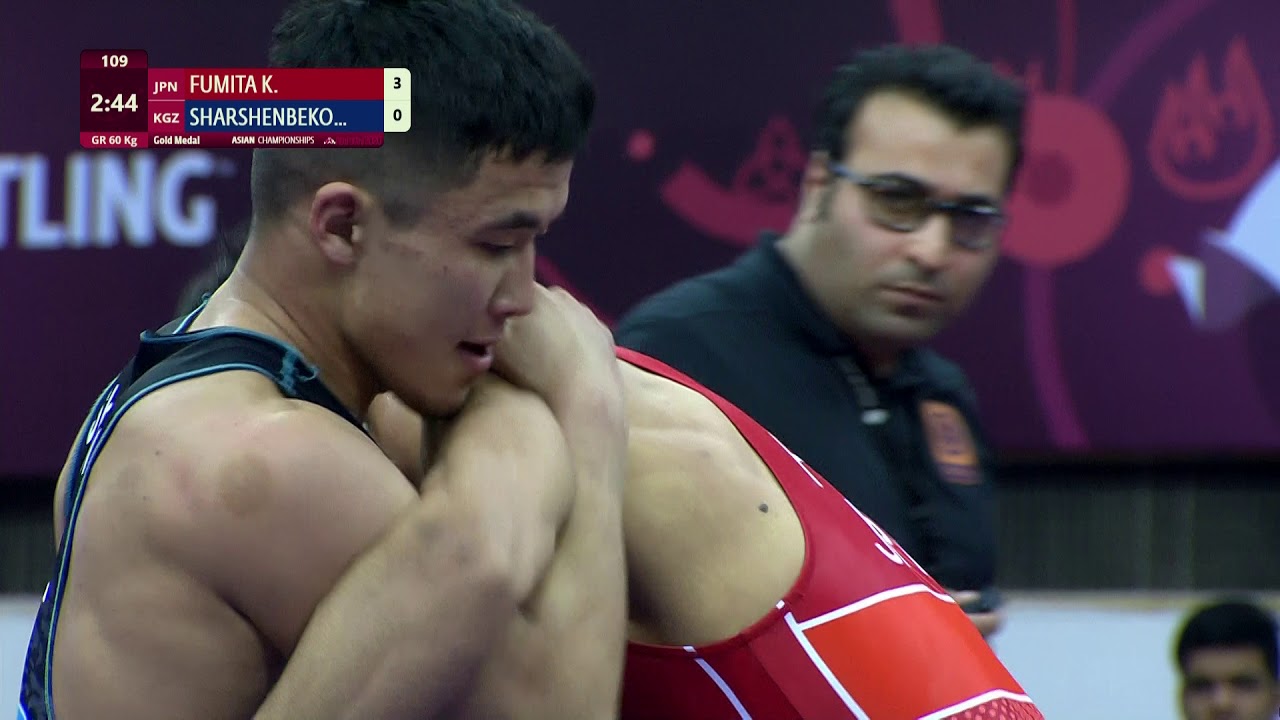 K. FUMITA (JPN) v. Z. SHARSHENBEKO (KGZ) | GR 60 kg | GOLD background