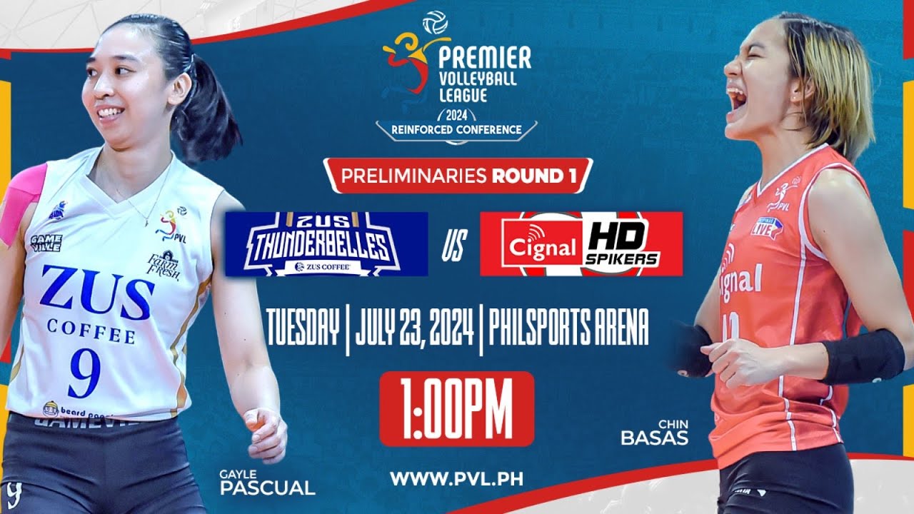 ZUS COFFEE vs. CIGNAL - Full Match | Preliminaries | 2024 PVL Reinforced Conference