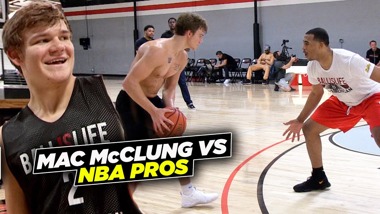 Mac McClung Goes 1v1 VS NBA Pros! King of The Court background