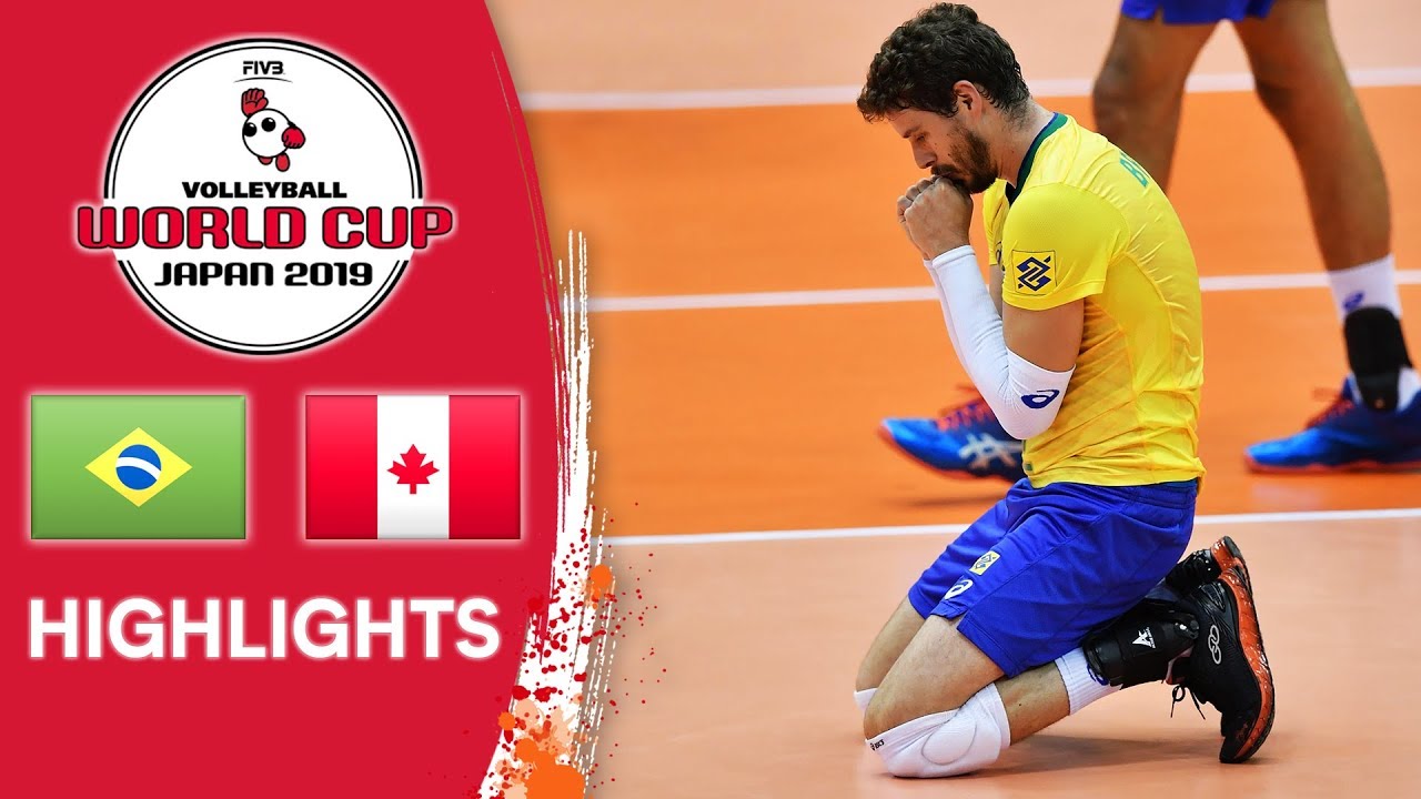 BRAZIL vs. CANADA - Highlights | Men's Volleyball World Cup 2019 background