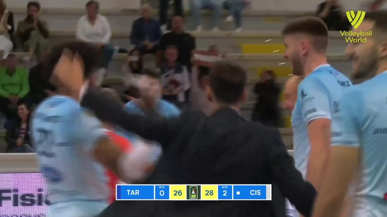 Top Volley Cisterna vs. Gioiella Prisma Taranto - FIVB - SuperLega - Match Highlights backdrop