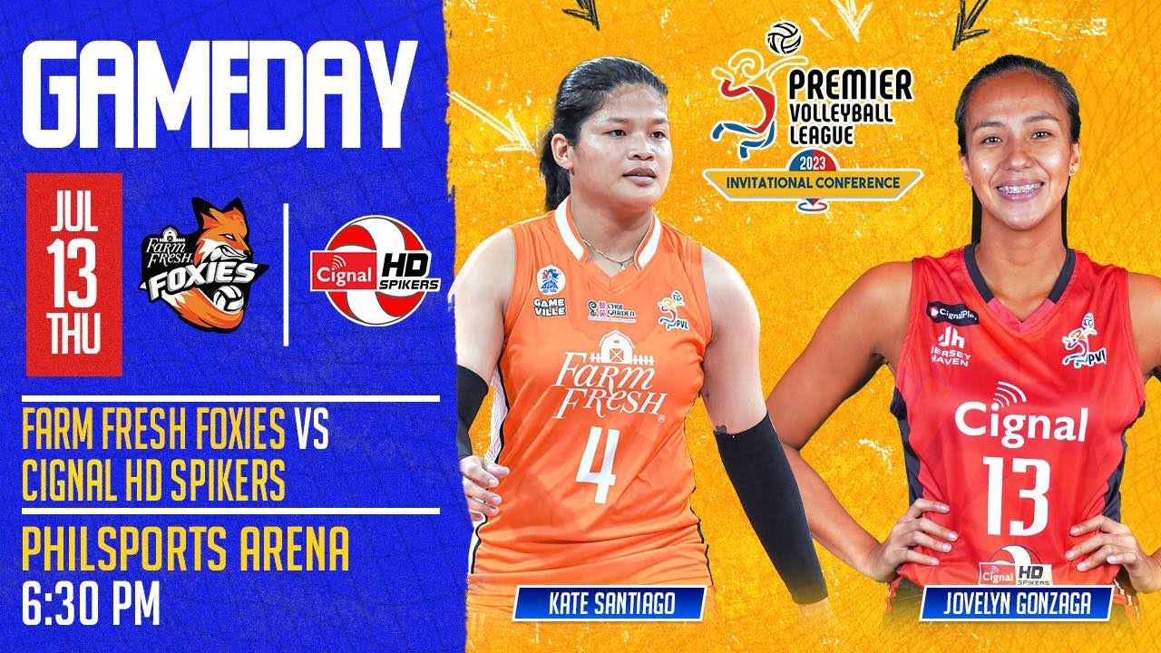 FARM FRESH FOXIES vs CIGNAL HD SPIKERS l 2023 PVL INVITATIONAL CONFERENCE| JULY 13, 2023 | 6:30PM background