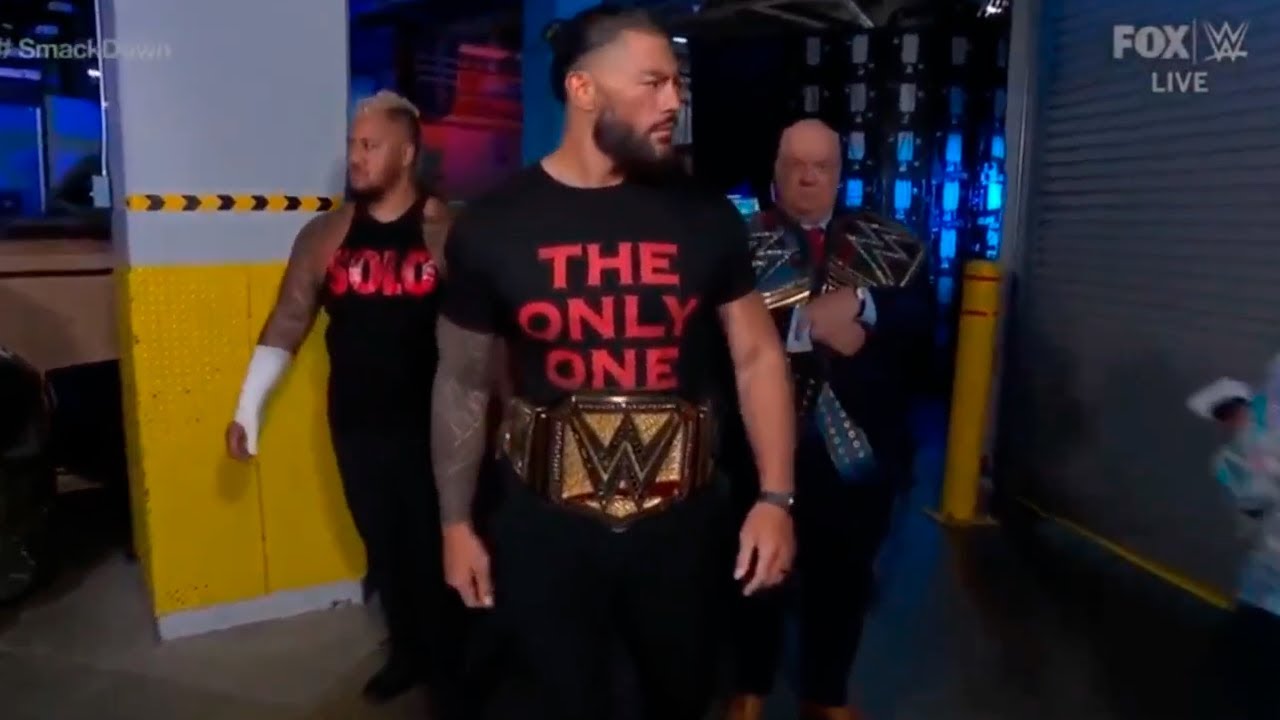 Roman Reigns arrives at the arena - WWE SmackDown 7/21/2023