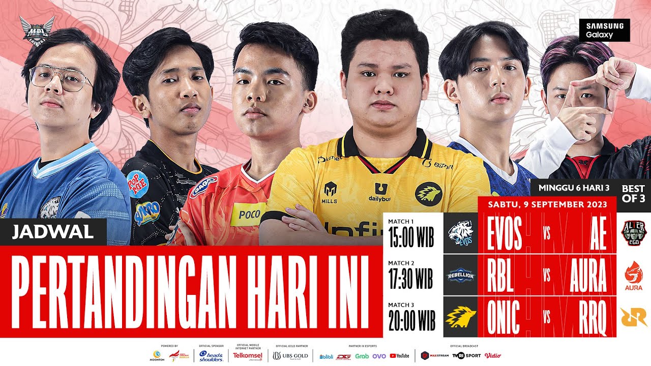 π΄ LIVE | MPL ID S12 | Regular Season Hari 3 Minggu 6 | Bahasa Indonesia