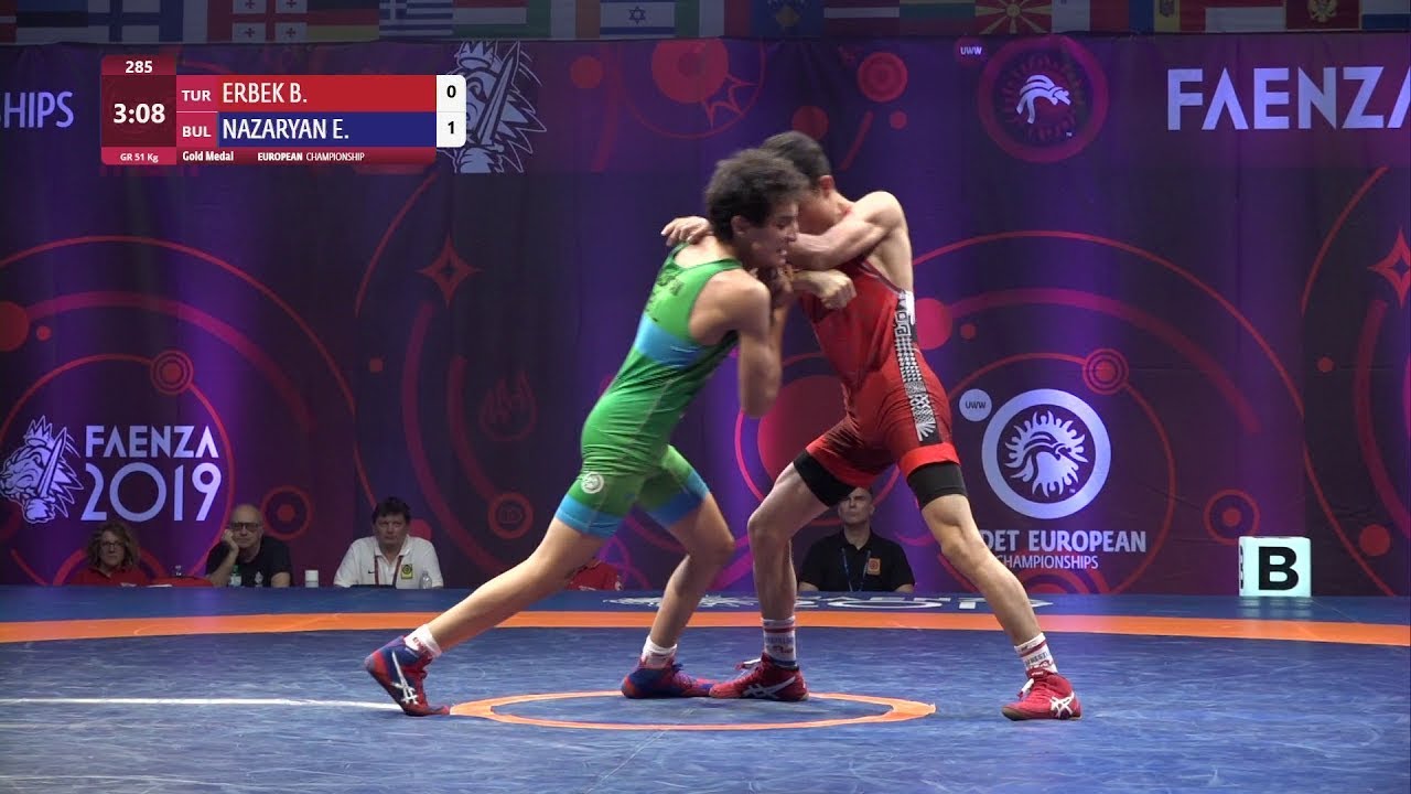 GOLD GR - 51 kg: B. ERBEK (TUR) v. E. NAZARYAN (BUL)