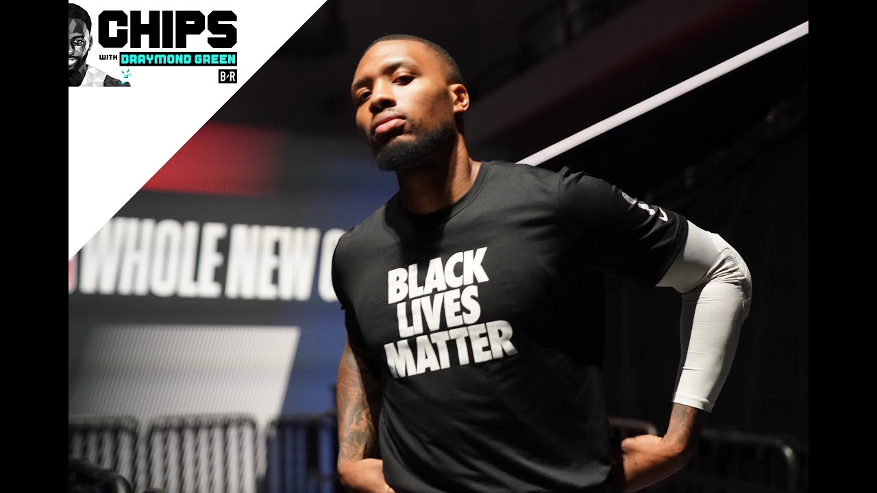 Dame Lillard Says His High School Coach Laughed At His NBA Dream | Chips With Draymond Green background