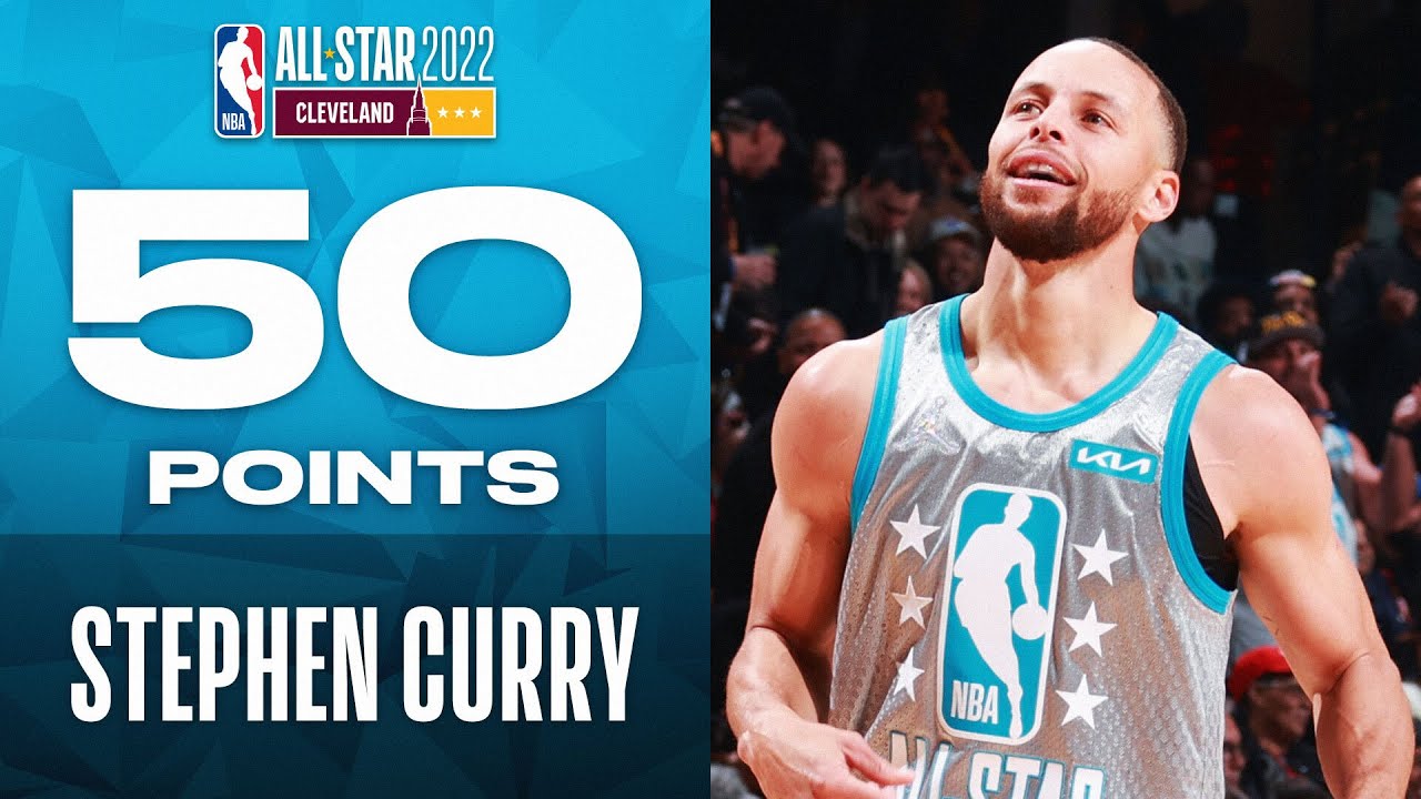 Stephen Curry NBA RECORD 16 THREES & 50 PTS at 2022 NBA All-Star 💦💦 background