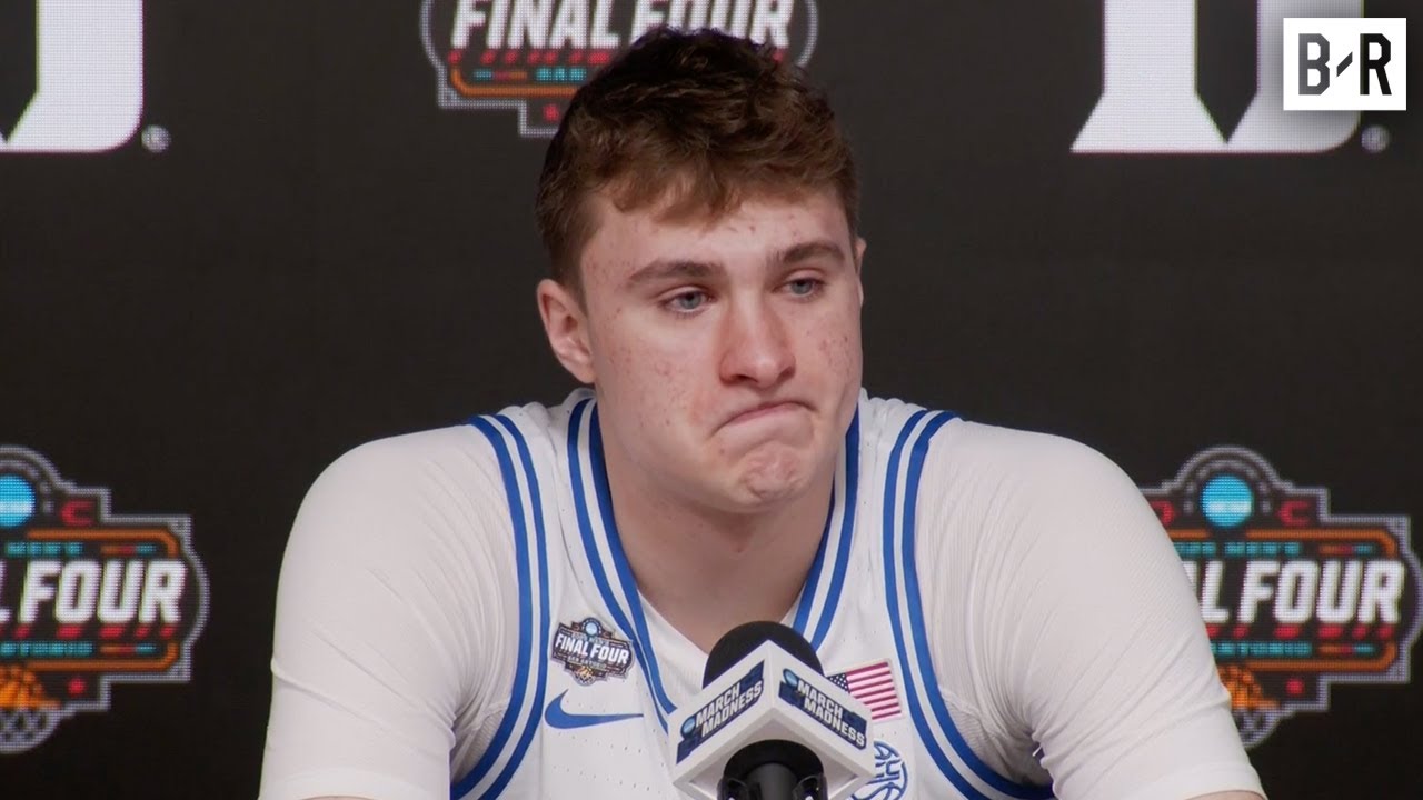 Cooper Flagg & Kon Knueppel Talk Loss vs. Houston in the Final Four | 2025 March Madness background