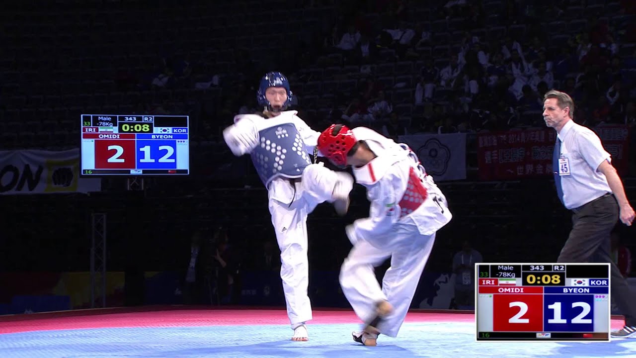 2014 WTF World Junior Championships Final | Male -78kg background