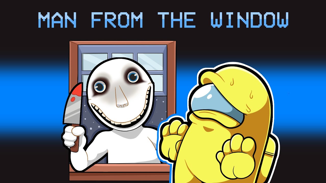 The Man From the Window in Among Us (SPOOKY) background
