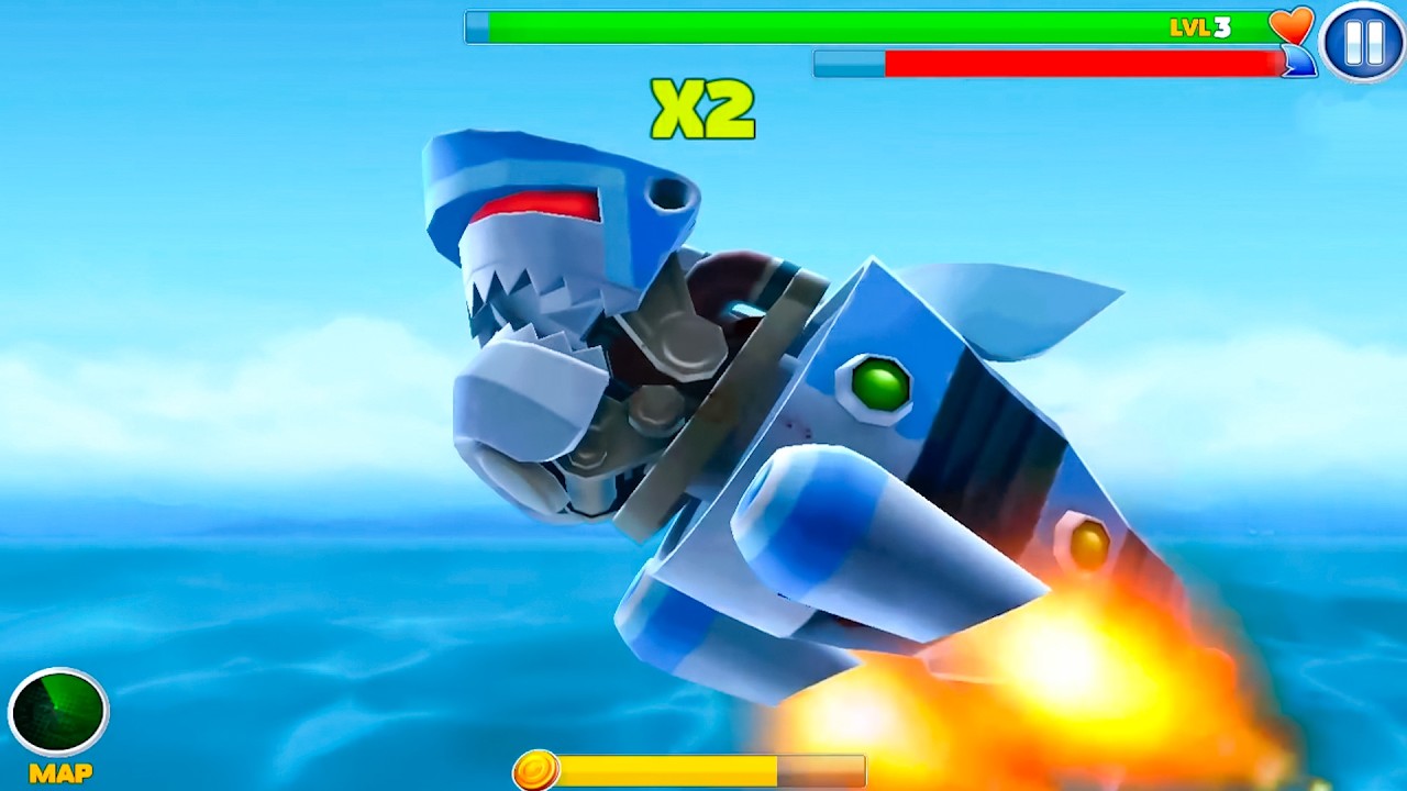 Hungry Shark Evolution: Robo Shark #2