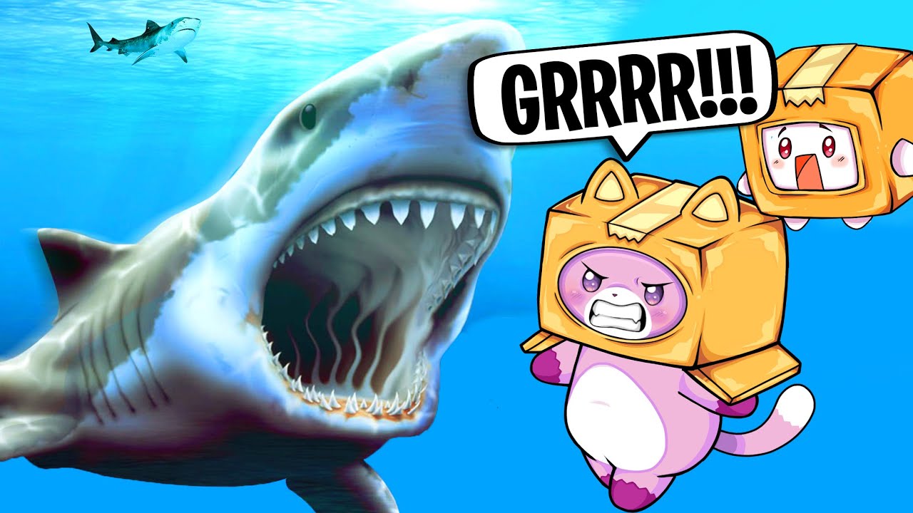 Can Foxy & Boxy SURVIVE A SHARK ATTACK In RAFT!? (FOXY VS. SHARK!) backdrop