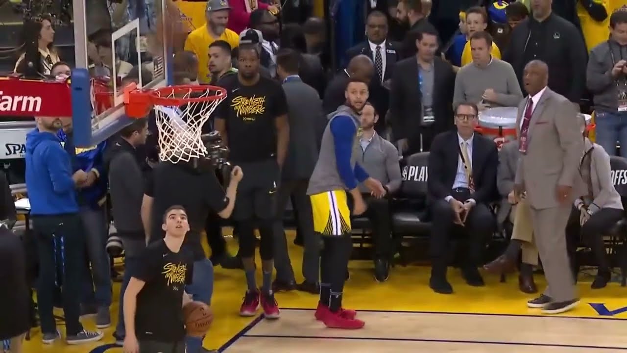 Steph Curry's BEST PREGAME TRICKSHOTS OF ALL TIME! 😮 backdrop