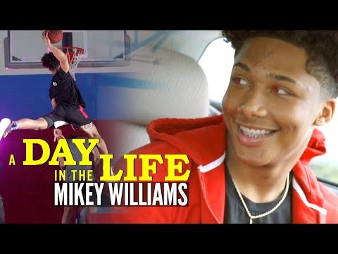 Mikey Williams Life As a Superstar 8th Grader | Day In The Life background