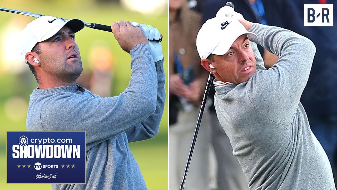 Every Shot From Scottie Scheffler & Rory McIlory's Win in the Crypto.com Showdown background