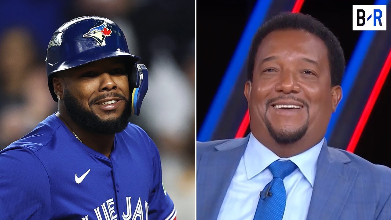 'Vladdy is your daddy!' Pedro Martinez Reacts to Blue Jays Eliminating Yankees ๐ | MLB on TBS background
