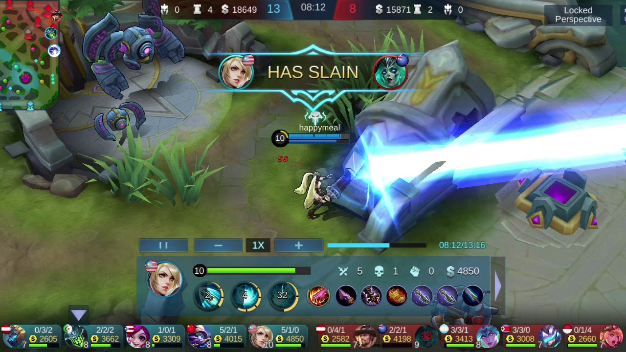 ‼‼LAYLA 15 KILLS 😱😱 -- ELITE III RANKED -- MOBILE LEGEND MALAYSIA
