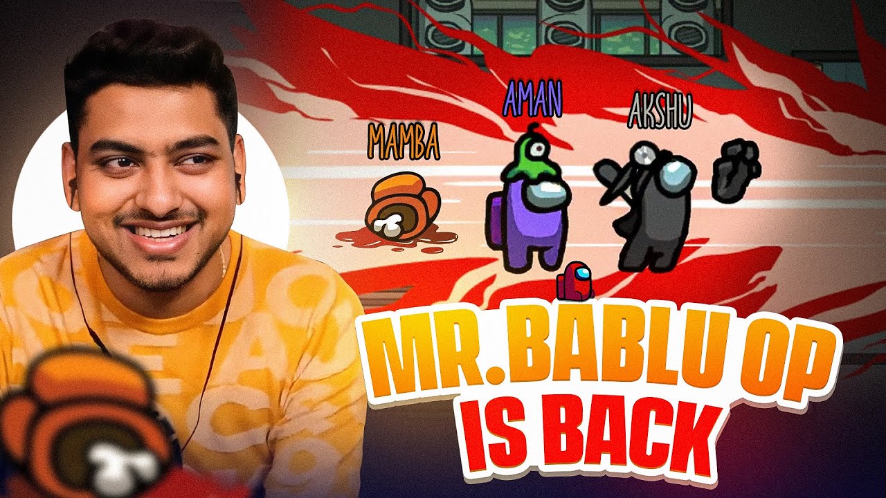 India's Best Impostor is Back in Action || Among us || S8UL background