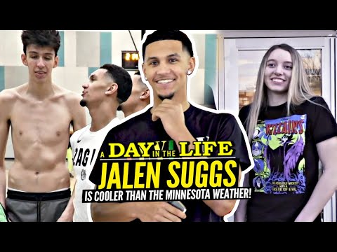 Jalen Suggs Kicks It w/ Paige Bueckers & Goes 1v1 vs Chet Holmgren In His Day In The Life! background