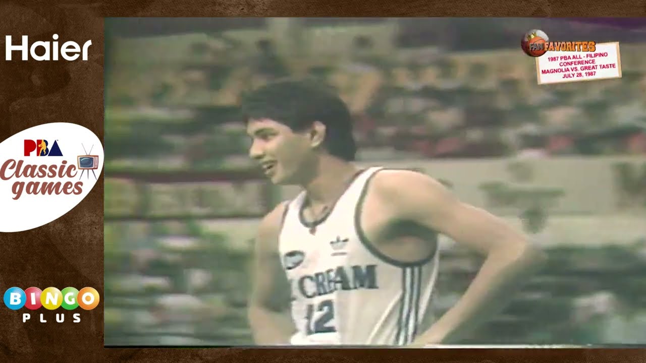 #PBAClassicGames MAGNOLIA VS GREAT TASTE | 1987 All Filipino Conference - 1ST QUARTER backdrop