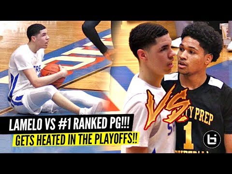 LaMelo Ball vs #1 RANKED PG GETS HEATED!!! Melo Gets TESTED!?!? Spire ANOTHER FIGHT!? background