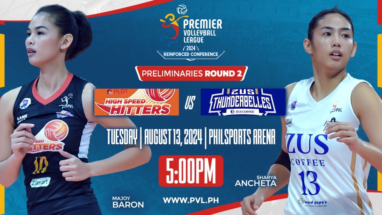 PLDT HOME FIBER vs. ZUS COFFEE - Full Match | Preliminaries | 2024 PVL Reinforced Conference background