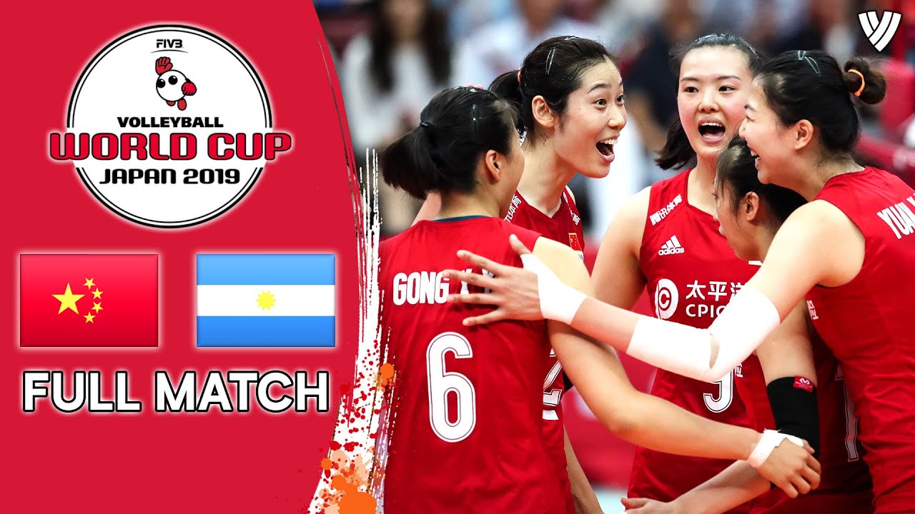 China 🆚 Argentina - Full Match | Women’s Volleyball World Cup 2019 background