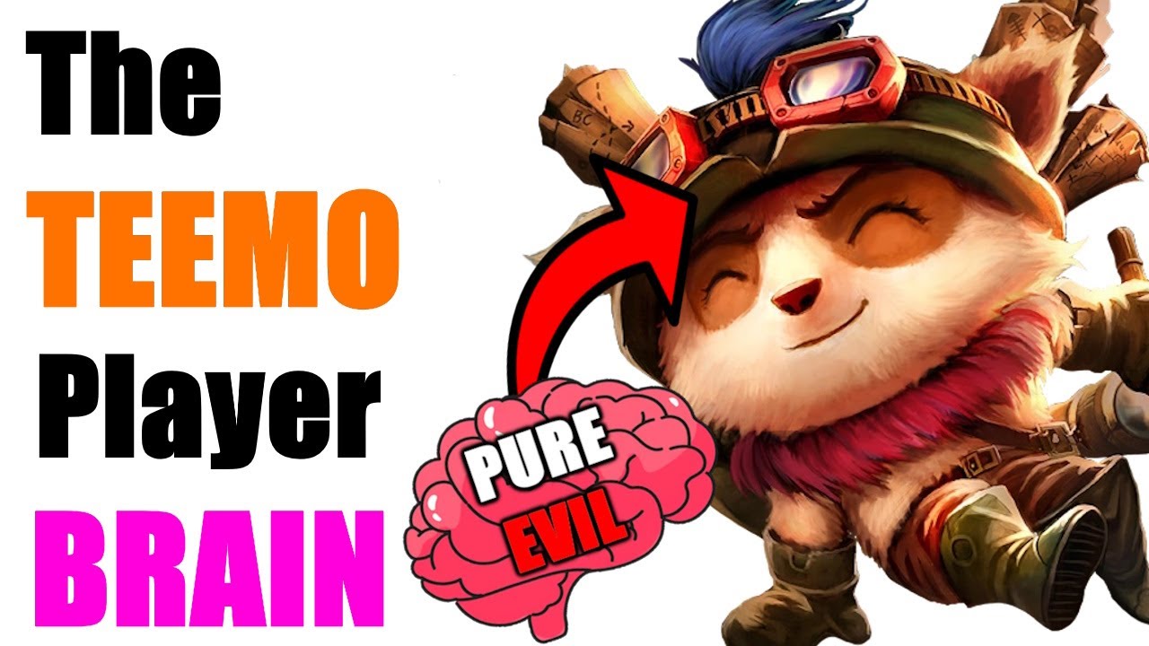 The Psychology Of EVERY Teemo Player... | A League of Legends Brain Study background