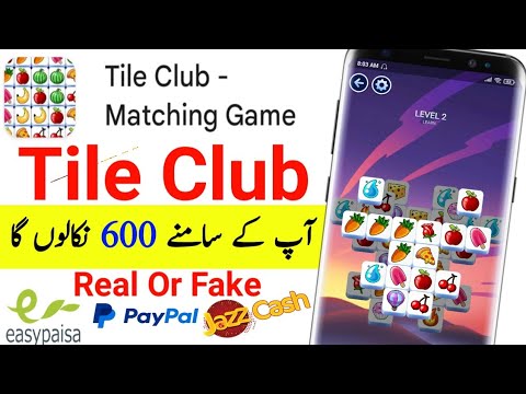 Tile Club App Withdrawal Proof || Tile Club App Real Or Fake || Tile Club matching game