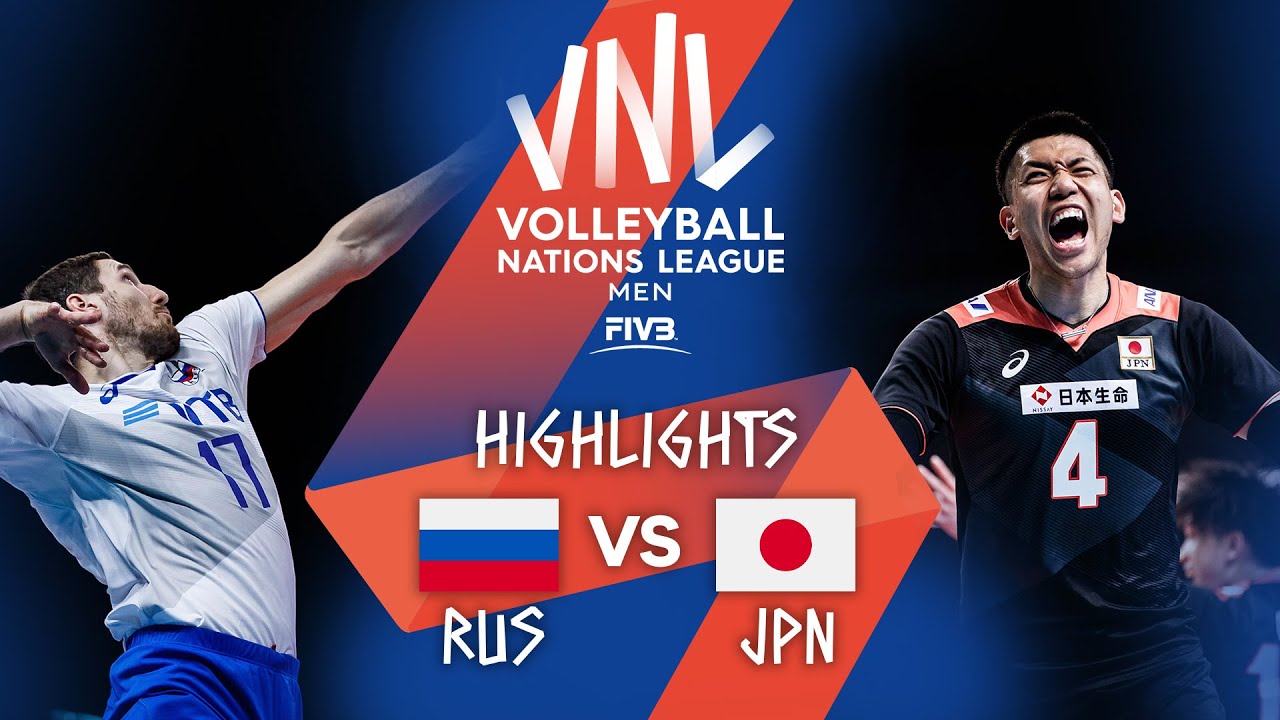RUS vs. JPN - Highlights Week 1 | Men's VNL 2021