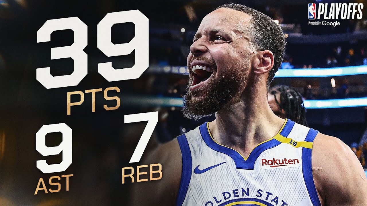 Steph Curry Takes OVER Game 3! | 39 PTS (5 THREES), 9 AST & 7 REB | April 26, 2025 background
