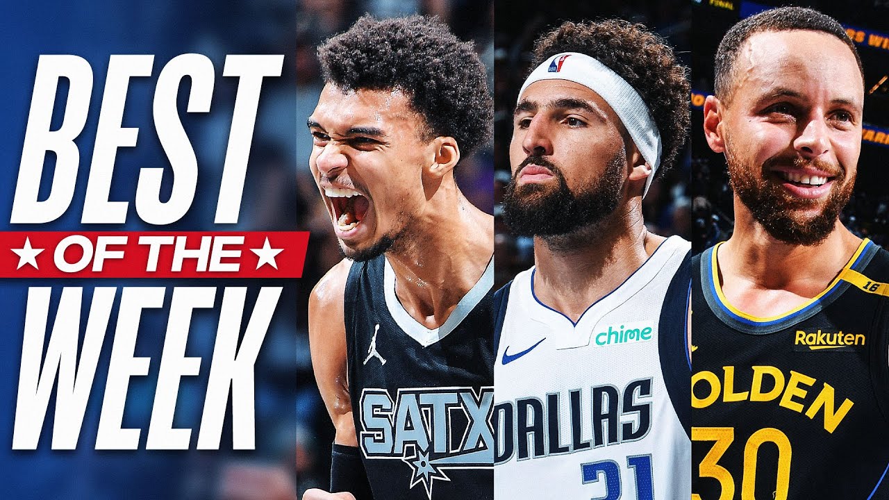 The BEST Moments of Week 4 | 2024-25 NBA Season background
