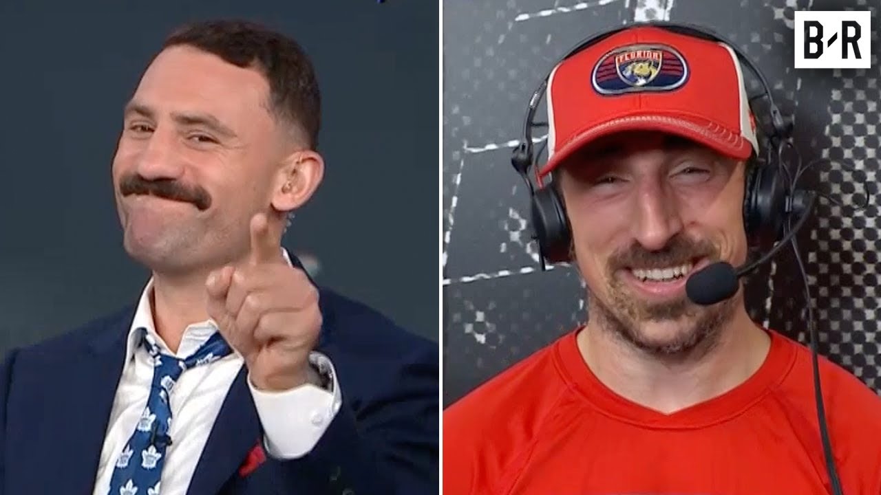 Brad Marchand Joins NHL on TNT After Panthers Eliminate Maple Leafs in Game 7 background