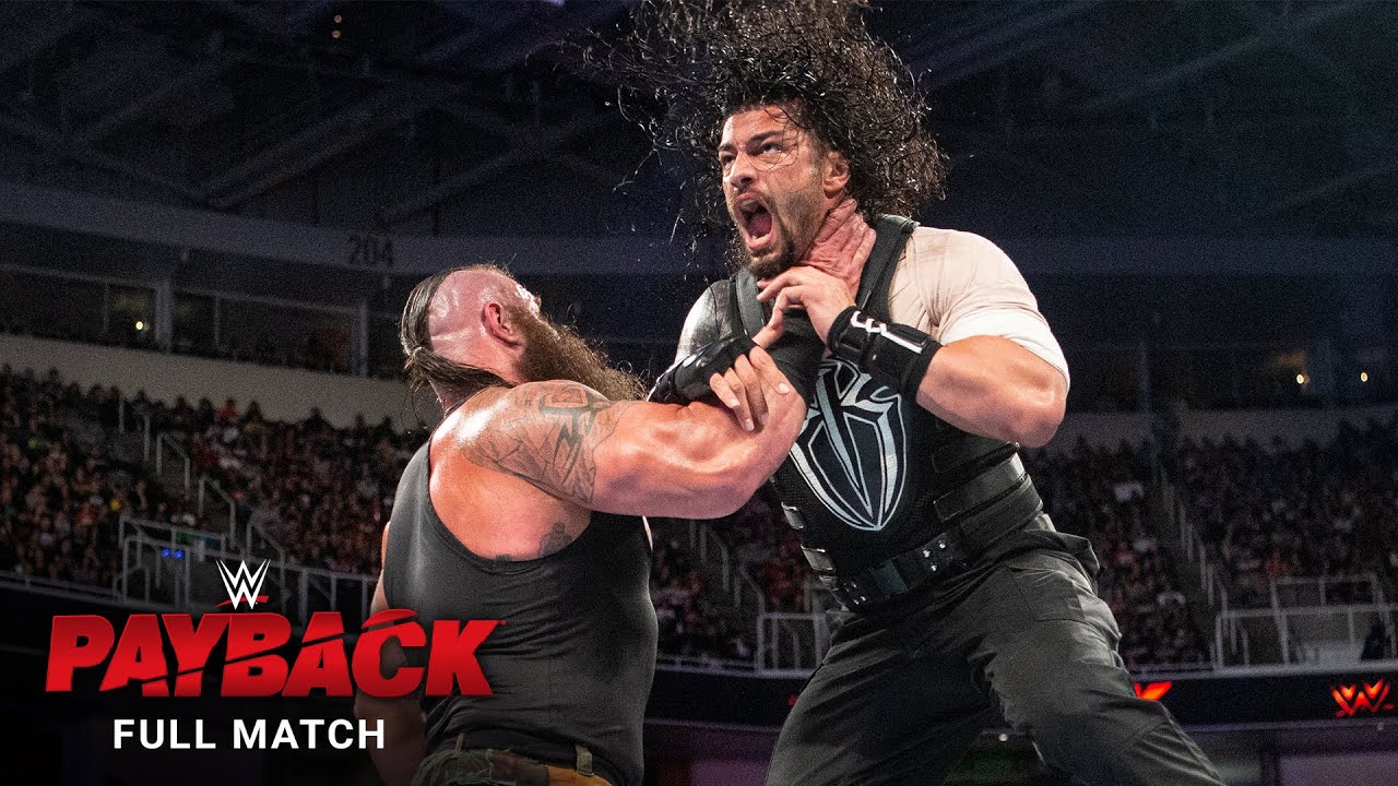 FULL MATCH: Roman Reigns vs. Braun Strowman: WWE Payback 2017 backdrop