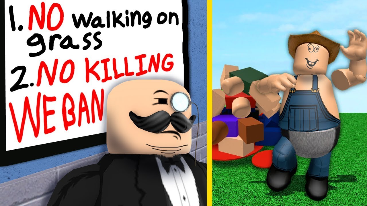 Breaking Roblox's STRICTEST group's rules... background