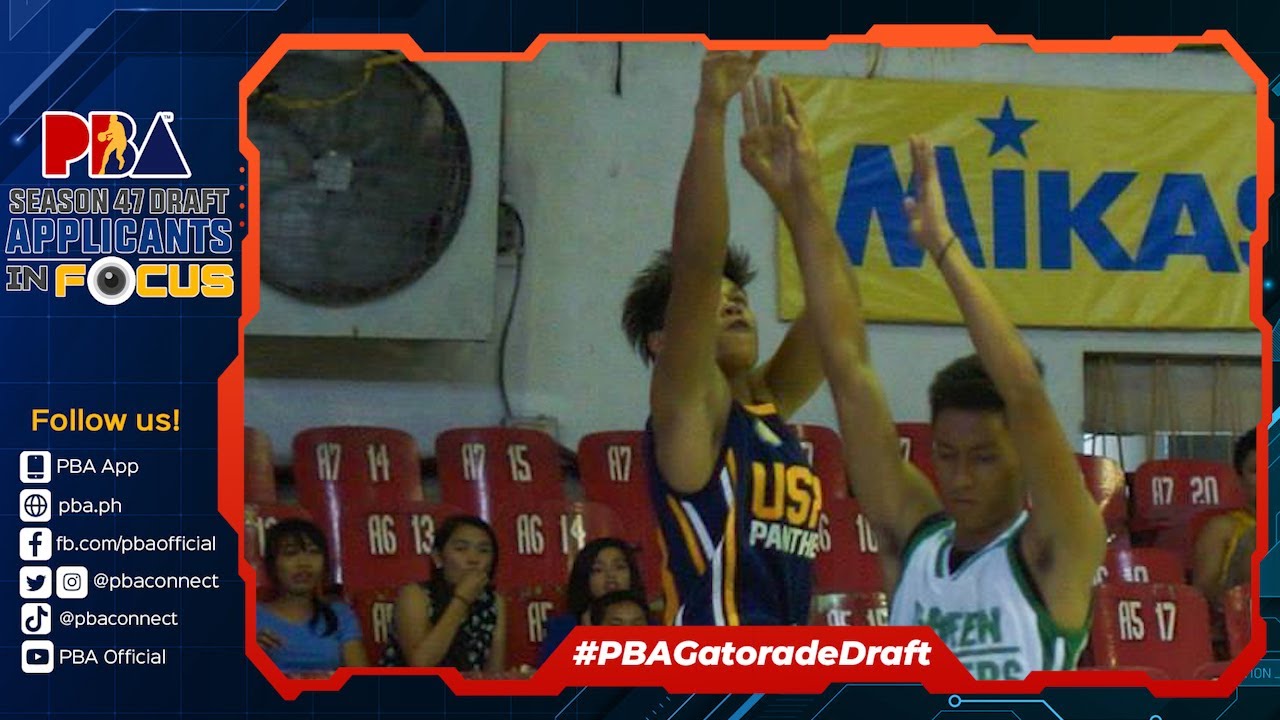 #PBARookieDraft Applicants 2022: Lydon Colina background