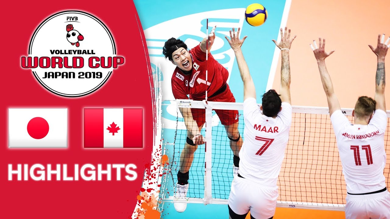 JAPAN vs. CANADA - Highlights | Men's Volleyball World Cup 2019 background