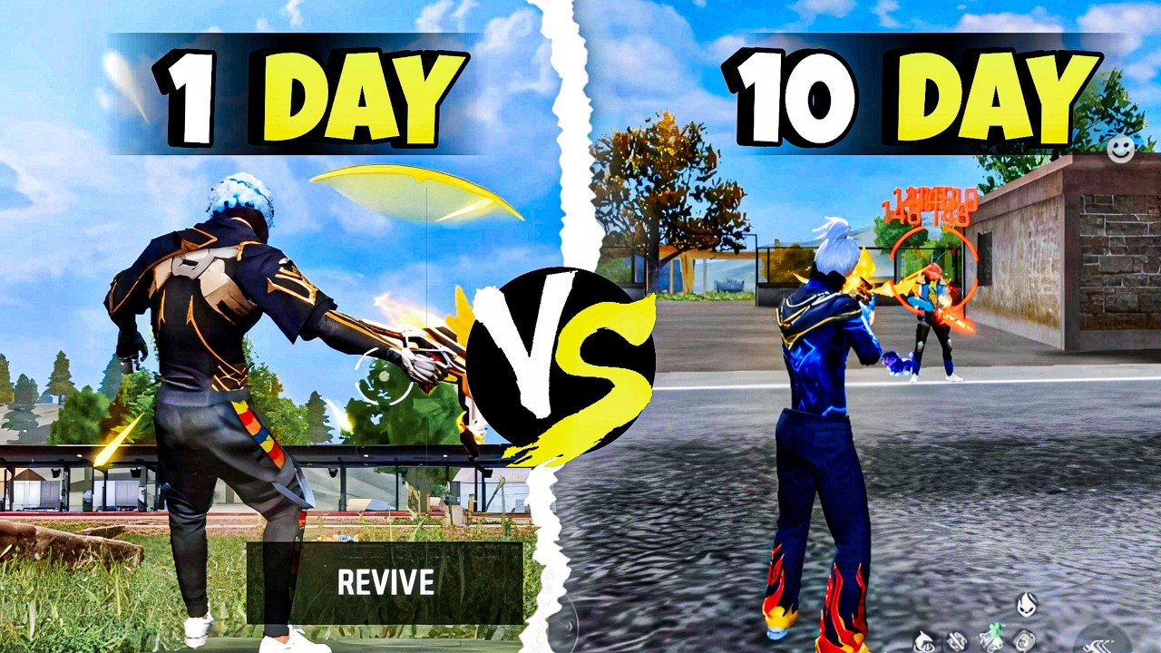 Playing first time Free fire on PC for 10 days π€ !