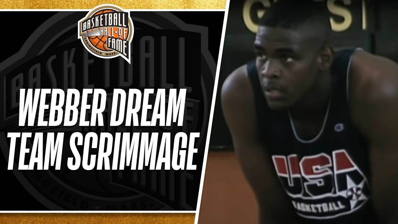 The Dream Team Scrimmages Against Chris Webber and the 1992 Select Team background
