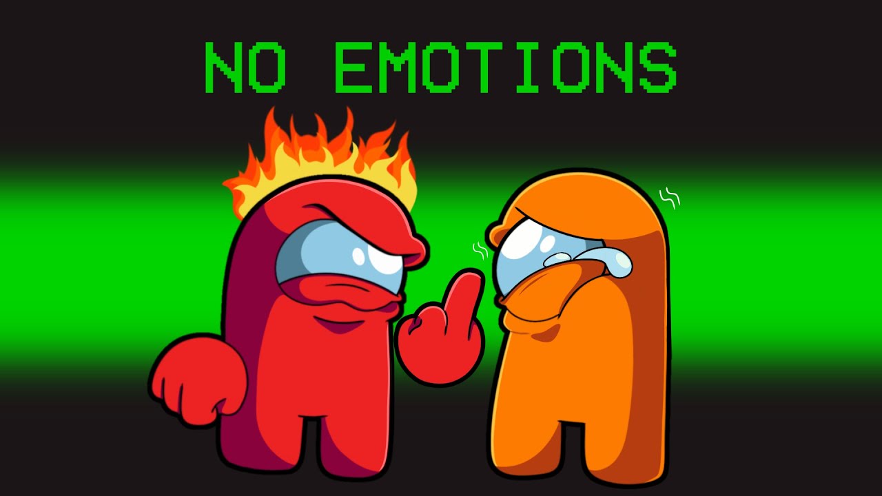 No Emotions Mod in Among Us background