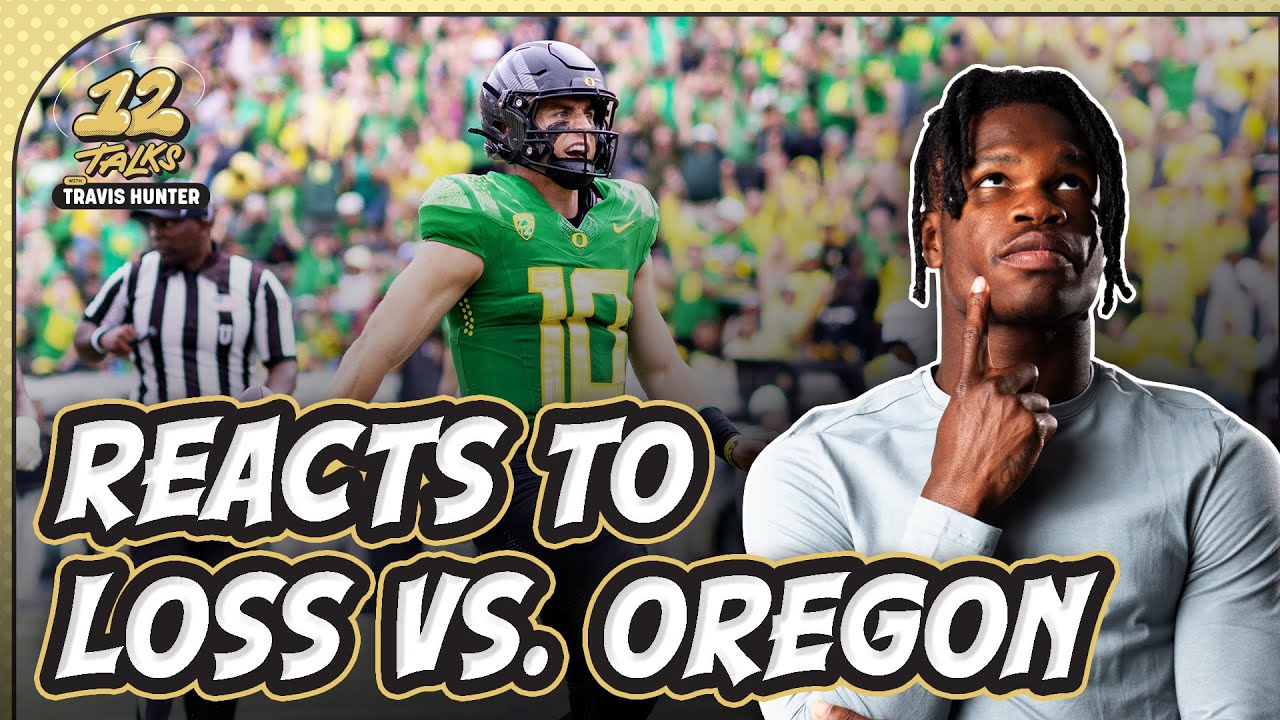 Travis Hunter Talks Loss to Oregon, Responds to Colorado Haters, Text with Deion | 12 Talks, Ep, 5 background